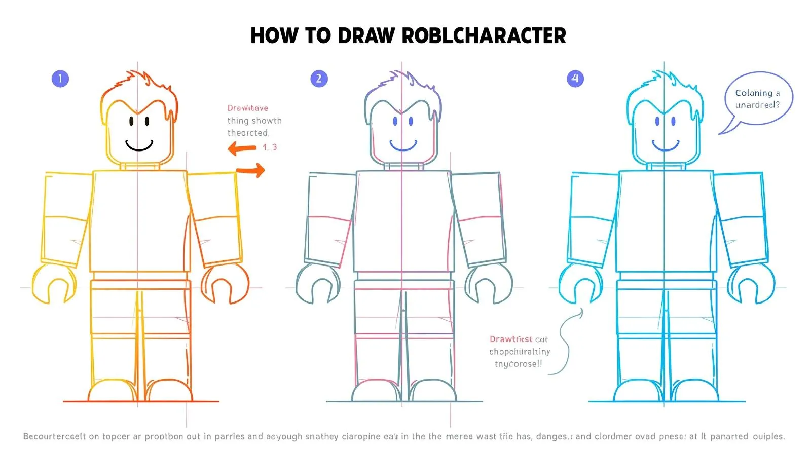 how to draw a roblox character