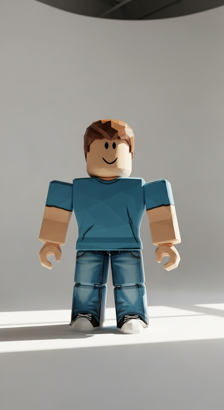 Blocky Retro Style