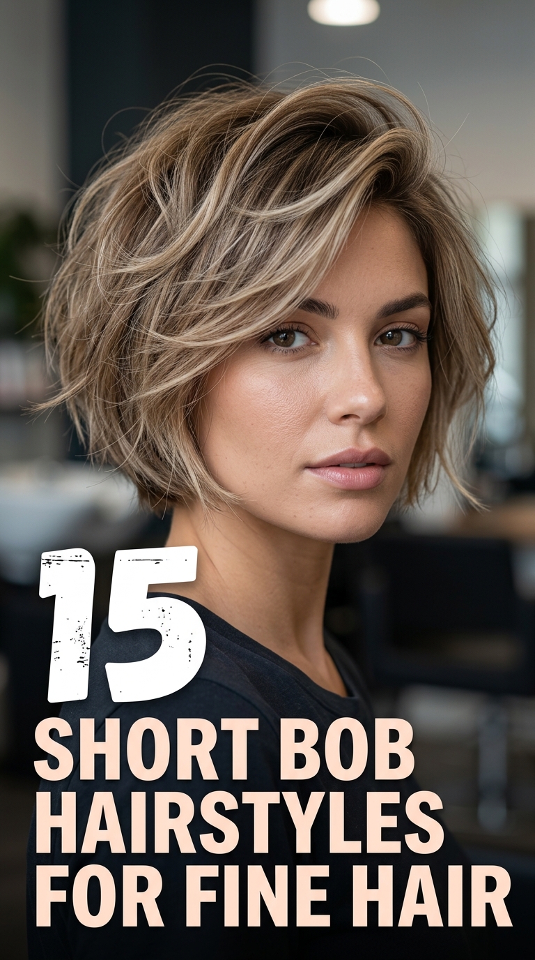 15 Short Bob Hairstyles for Fine Hair